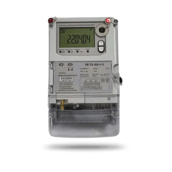 Трёхфазный счётчик электроэнергии TE73 SG-1-3, 380 В, 5–10 А, GSM/GPRS-модем