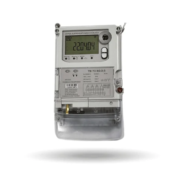 Трёхфазный счётчик электроэнергии TE73 SG-2-3, 380 В, 100 А, GSM/GPRS-модем